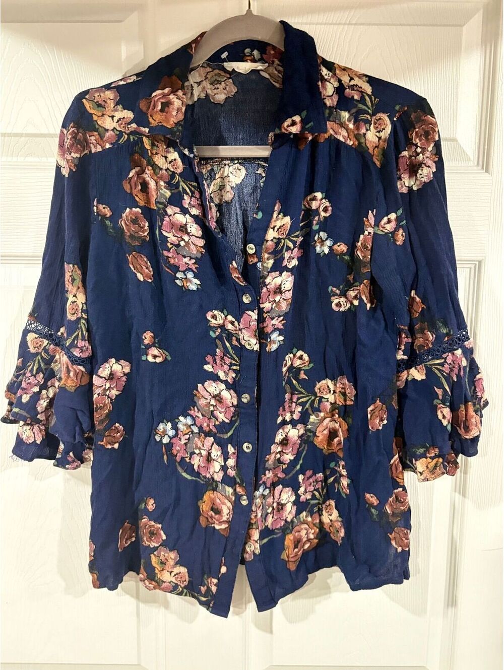 #194 Altered State button down blouse top